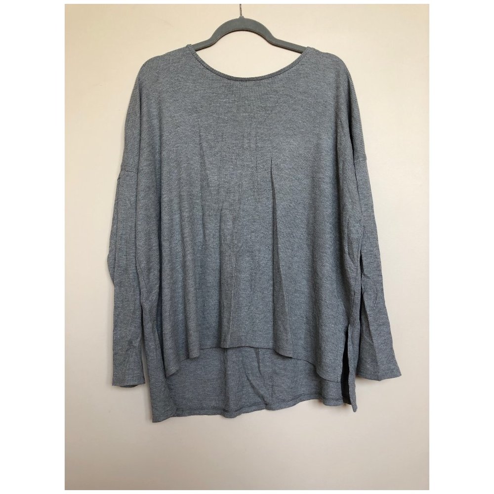 Aerie Real Soft Gray Long Sleeve Top